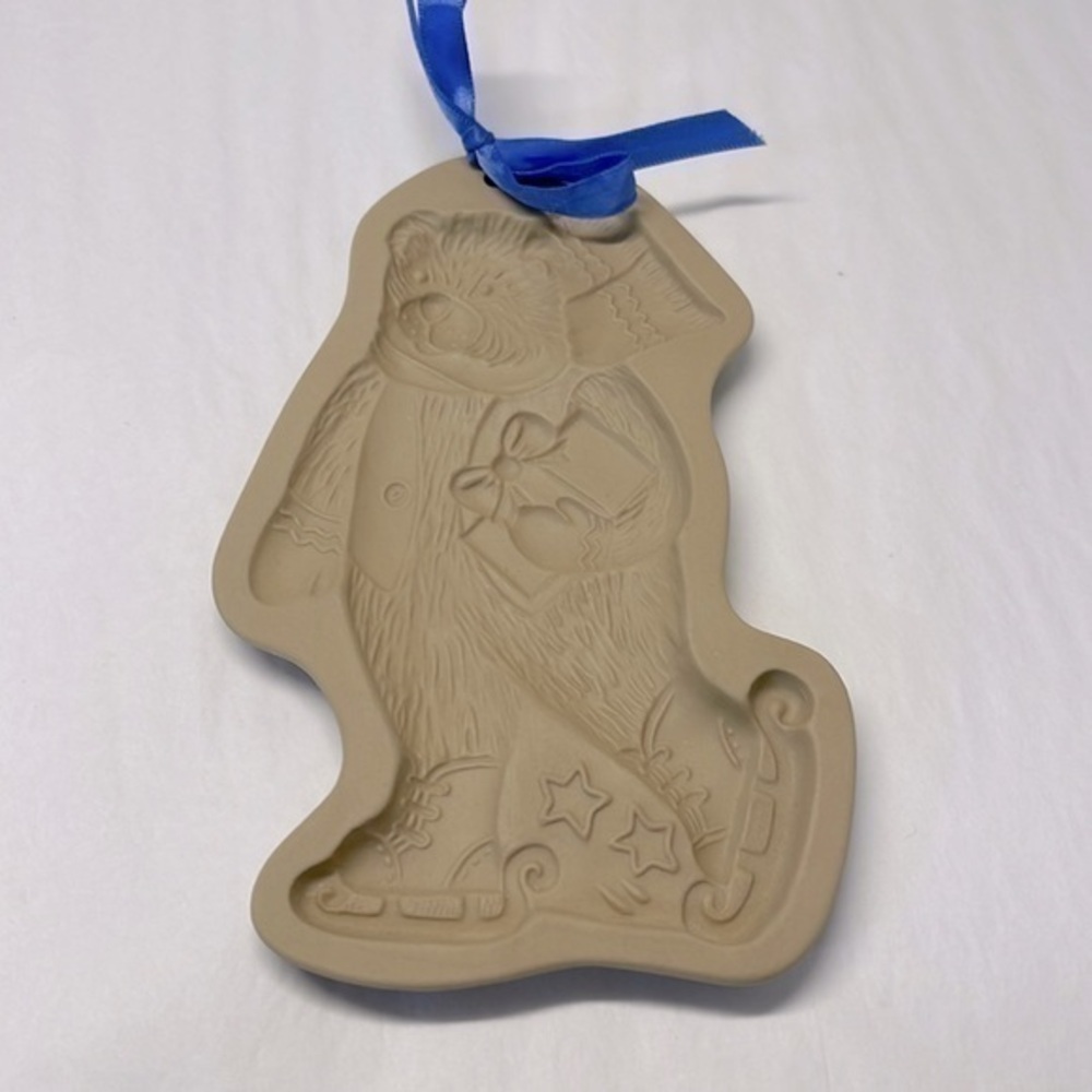 Brown Bag cookie Art Skating Bear 1994